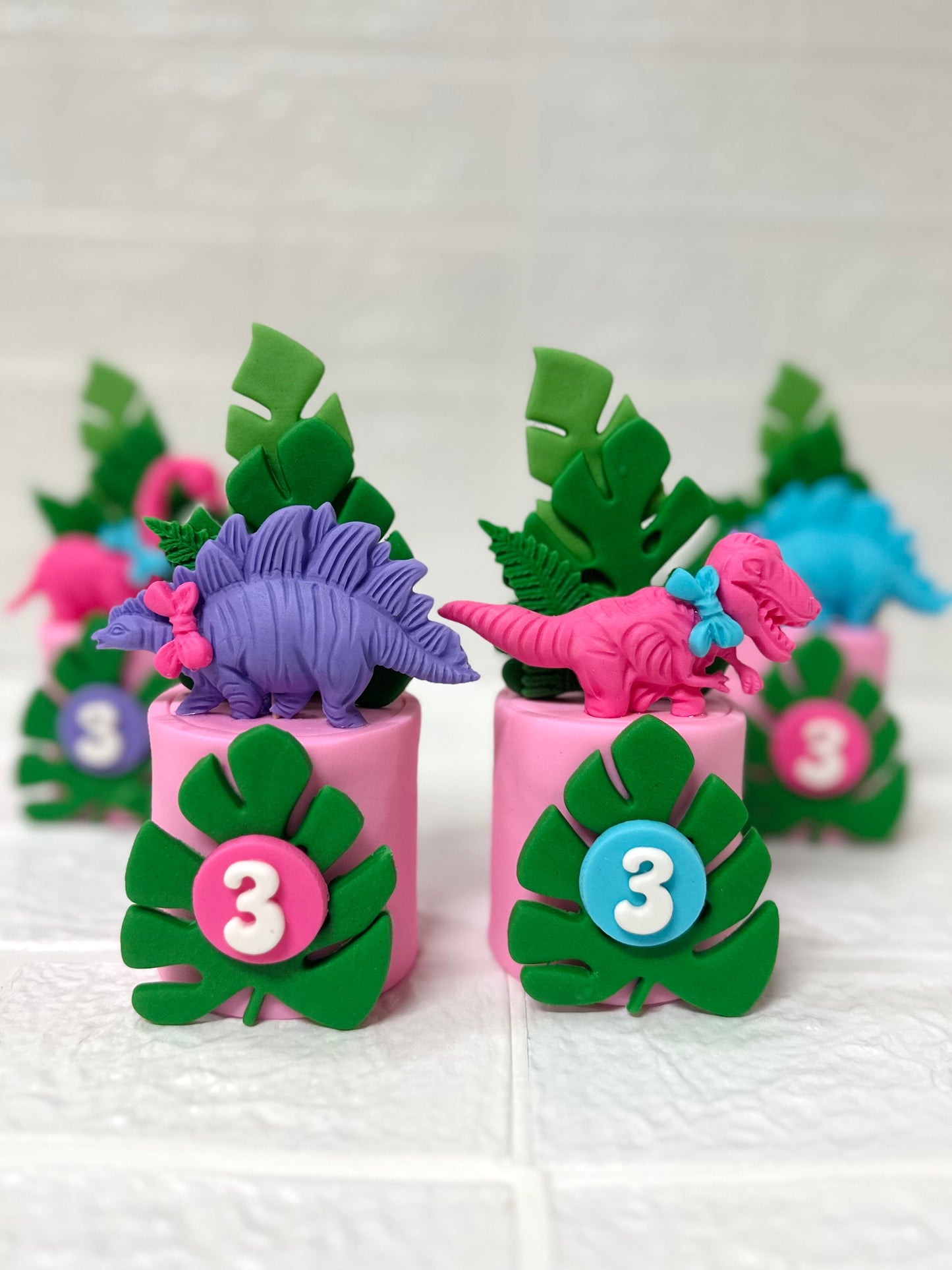 PINK DINOSAUR BUNDLE TUTORIAL (6 ITEMS)