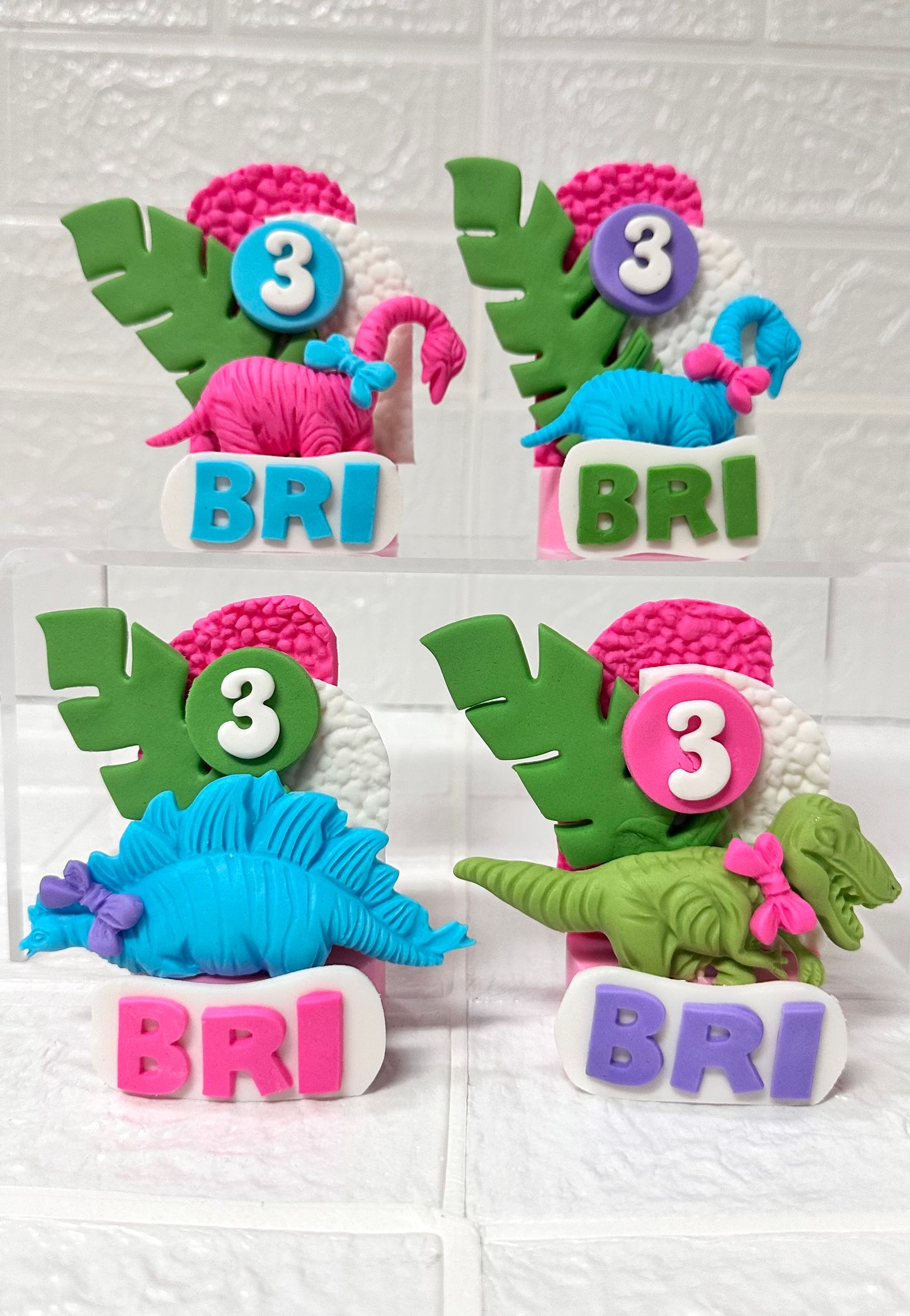 PINK DINOSAUR BUNDLE TUTORIAL (6 ITEMS)