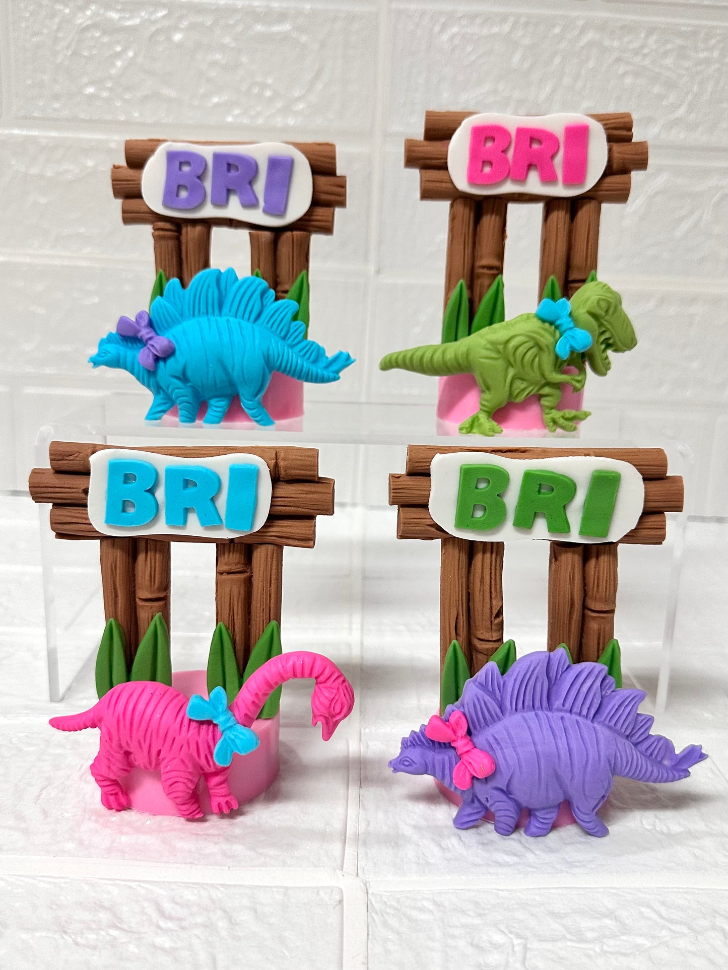 PINK DINOSAUR BUNDLE TUTORIAL (6 ITEMS)