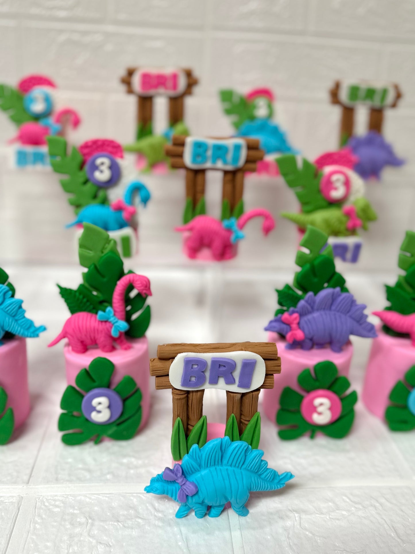 PINK DINOSAUR BUNDLE TUTORIAL (6 ITEMS)