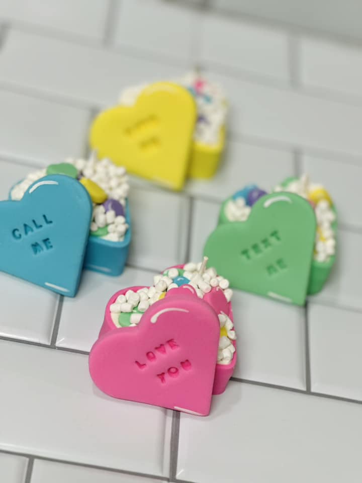 Conversation Heart Rice Krispy Tutorial