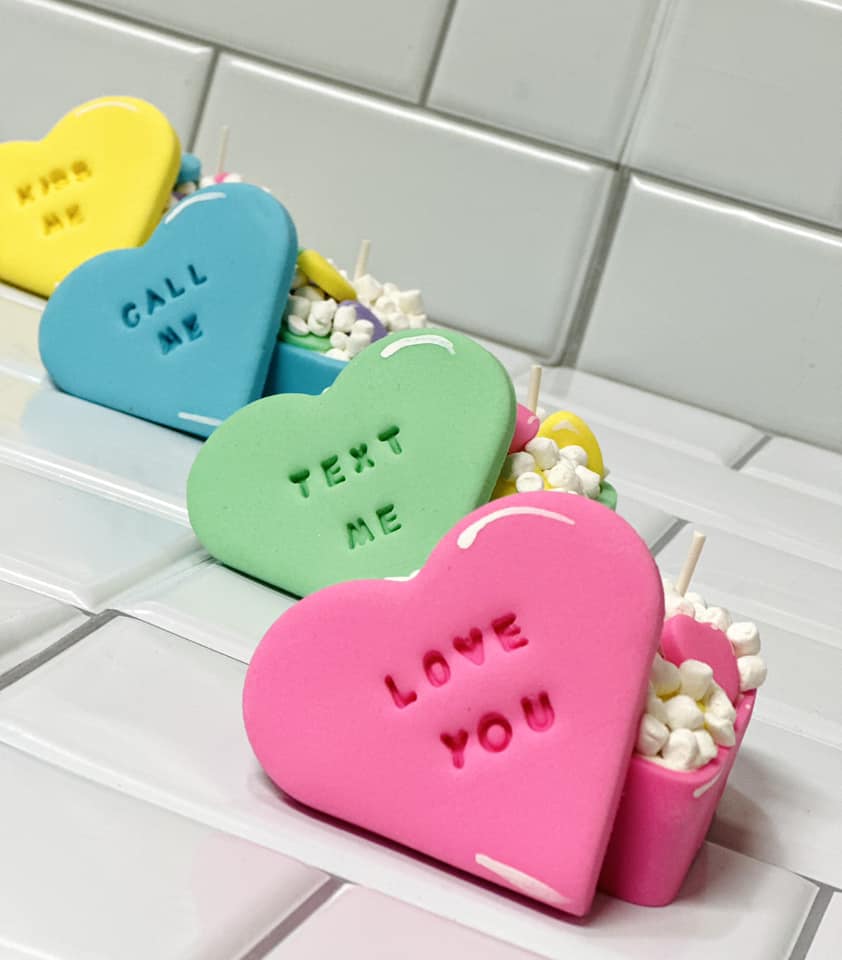 Conversation Heart Rice Krispy Tutorial