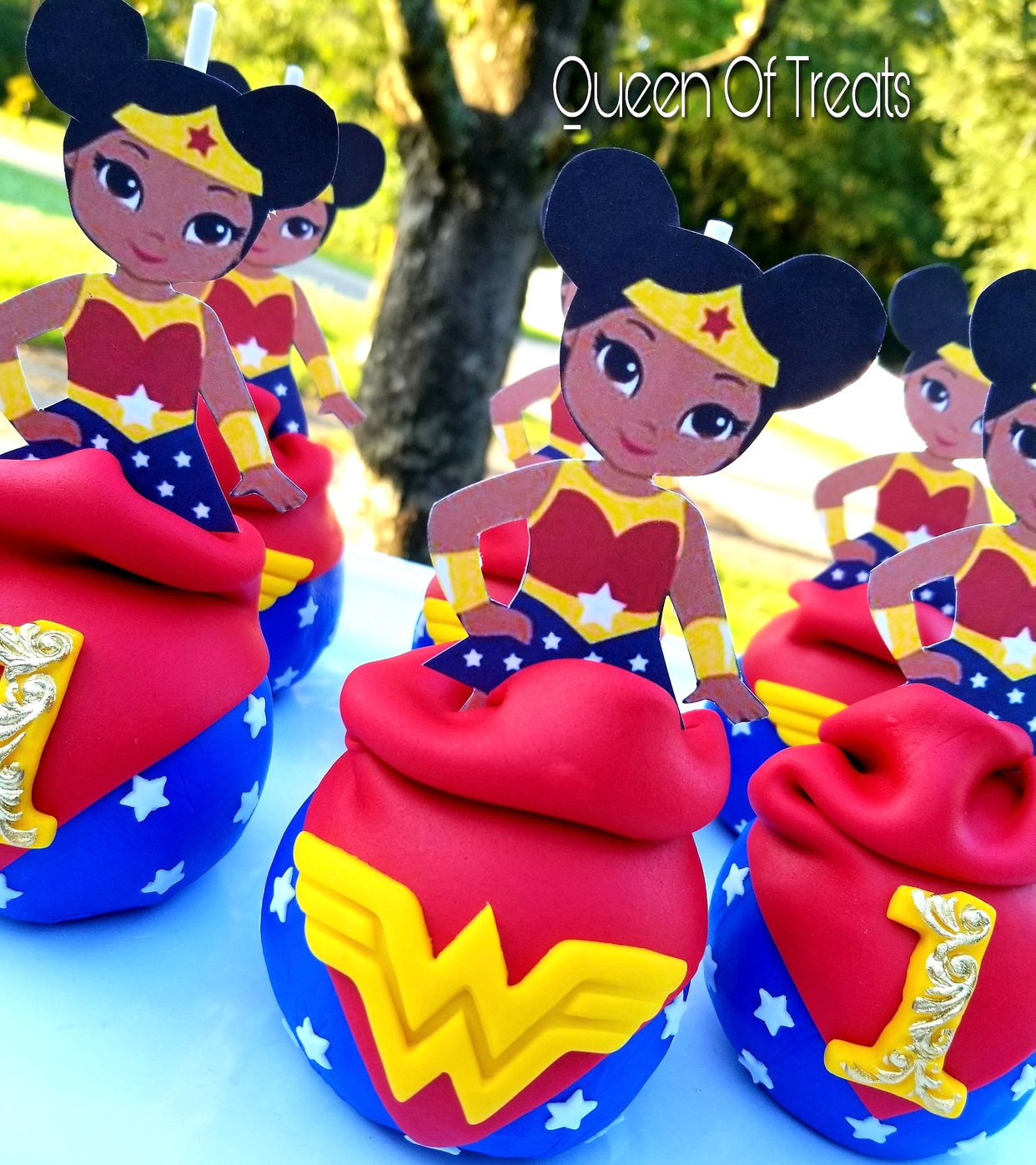 CARDSTOCK TREAT TOPPERS with/without a CRICUT