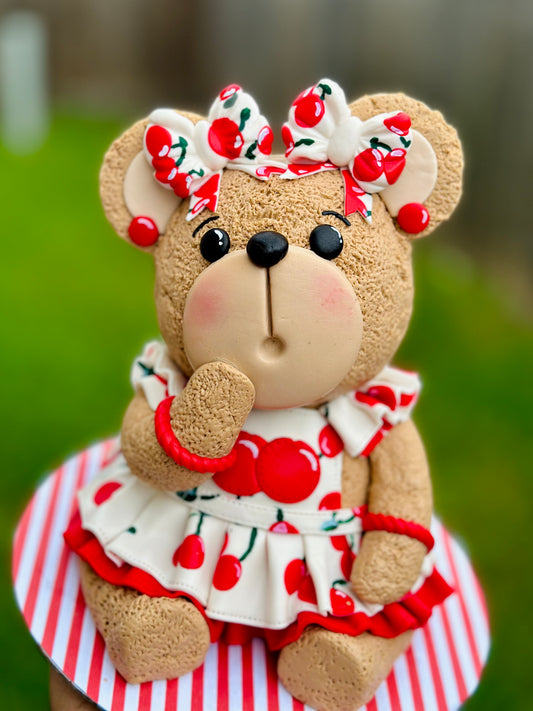 CHERRY GIRL BABY BEAR & OREO TUTORIAL