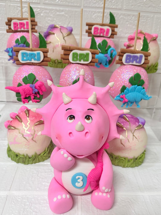 PINK DINOSAUR BUNDLE TUTORIAL (6 ITEMS)