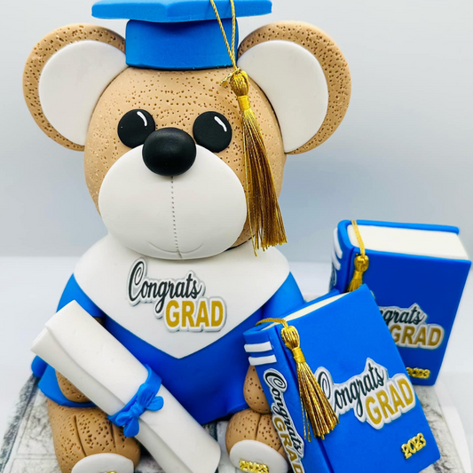 GRAD BEAR (DOUBLE STACKED APPLE)