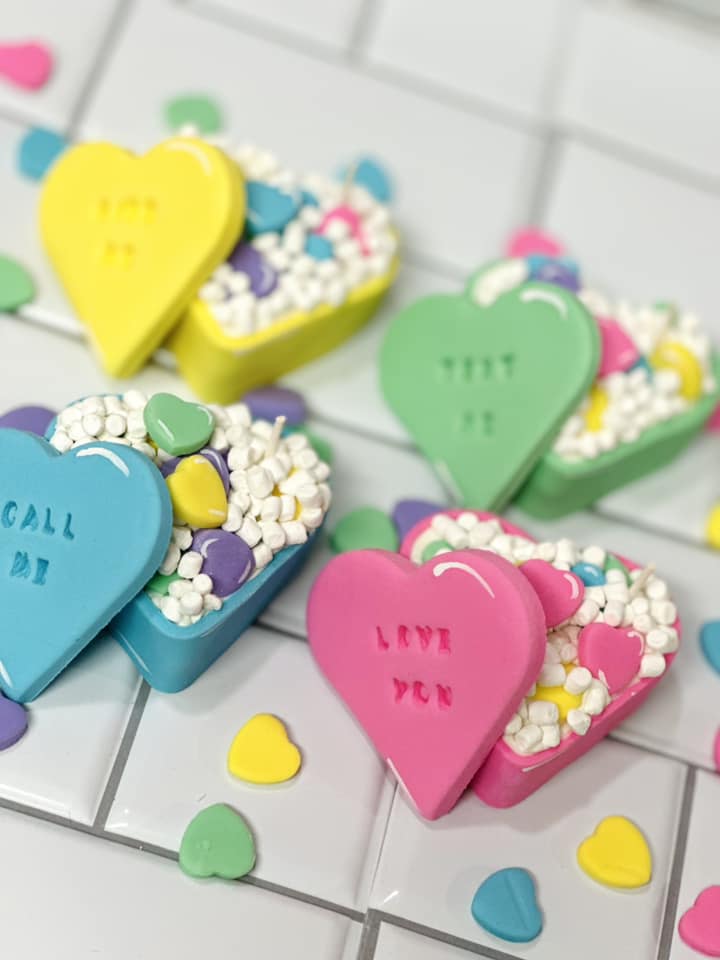 Conversation Heart Rice Krispy Tutorial