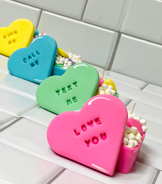 Conversation Heart Rice Krispy Tutorial