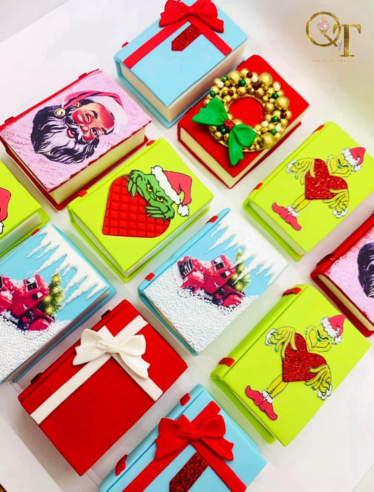 Grinch Holiday Rice Krispy Books Set
