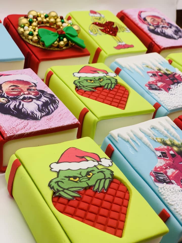 Grinch Holiday Rice Krispy Books Set